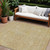 10' X 14' Gold And Beige Geometric Washable Indoor Outdoor Area Rug - 608219168308