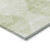 8' Round Mint Green Round Geometric Washable Non Skid Indoor Outdoor Area Rug