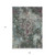 9' X 12' Fern Green And Purple Damask Washable Indoor Outdoor Area Rug