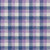 9' X 12' Navy Blue Purple And Beige Plaid Washable Indoor Outdoor Area Rug