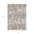 10' X 14' Taupe Brown And Ivory Animal Print Washable Indoor Outdoor Area Rug
