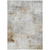 8' X 10' Linen Gray And Ivory Abstract Washable Indoor Outdoor Area Rug