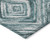 8' X 10' Teal Blue Aqua And Gray Geometric Washable Indoor Outdoor Area Rug - Teal Blue, Aqua, Gray
