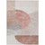 9' X 12' Copper Red And Gray Geometric Washable Indoor Outdoor Area Rug