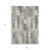 9' X 12' Taupe Beige And Tan Geometric Washable Indoor Outdoor Area Rug