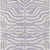 8' X 10' Lavender And Ivory Animal Print Washable Indoor Outdoor Area Rug