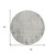 8' Gray And Ivory Round Abstract Washable Indoor Outdoor Area Rug Transitional Style - Gray, Ivory Color