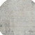 8' Gray And Ivory Round Abstract Washable Indoor Outdoor Area Rug Transitional Style - Gray, Ivory Color