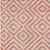 8' X 10' Salmon And Ivory Geometric Washable Indoor Outdoor Area Rug - Salmon, Ivory