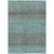 8' X 10' Teal Blue And Brown Geometric Washable Indoor Outdoor Area Rug - Teal Blue, Brown