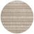 8' Brown And Beige Round Southwestern Washable Indoor Outdoor Area Rug - Brown, Beige