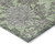 10' X 14' Artichoke Green Gray And Taupe Floral Washable Indoor Outdoor Area Rug