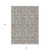 8' X 10' Taupe And Ivory Geometric Washable Indoor Outdoor Area Rug Transitional Style - Taupe, Ivory Color