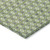 8' X 10' Green And Gray Floral Washable Indoor Outdoor Area Rug