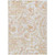 9' X 12' Coral Ivory And Peach Paisley Washable Indoor Outdoor Area Rug