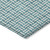 8' X 10' Teal Blue And Gray Geometric Washable Indoor Outdoor Area Rug - Teal Blue, Gray