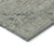 9' X 12' Sage And Beige Floral Washable Indoor Outdoor Area Rug
