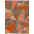 8' X 10' Rust Gray And Pink Geometric Washable Indoor Outdoor Area Rug