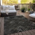 8' X 10' Brown And Chocolate Geometric Washable Indoor Outdoor Area Rug