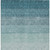 9' X 12' Teal Blue And Ivory Ombre Washable Indoor Outdoor Area Rug