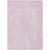 9' X 12' Pink And Ivory Geometric Washable Indoor Outdoor Area Rug