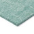 8' X 10' Aqua And Ivory Damask Washable Indoor Outdoor Area Rug