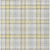 9' X 12' Yellow And Gray Plaid Washable Indoor Outdoor Area Rug