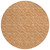 8' Round Bronze Round Geometric Washable Non Skid Indoor Outdoor Area Rug