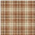 9' X 12' Brown Black And Beige Plaid Washable Indoor Outdoor Area Rug