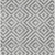 8' X 10' Gray Silver And Ivory Geometric Washable Indoor Outdoor Area Rug - 608219318512