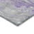 10' X 14' Purple And Ivory Abstract Washable Indoor Outdoor Area Rug - Purple, Ivory
