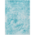 8' X 10' Teal Abstract Washable Non Skid Indoor Outdoor Area Rug
