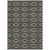 9' X 12' Black And Beige Geometric Washable Indoor Outdoor Area Rug - Black, Beige