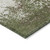8' X 10' Olive Green Gray And Ivory Abstract Washable Indoor Outdoor Area Rug