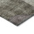 8' Brown Blue And Green Round Geometric Washable Indoor Outdoor Area Rug