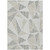 9' X 12' Taupe Brown And Beige Geometric Washable Indoor Outdoor Area Rug