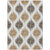 8' X 10' Chocolate And Ivory Ikat Washable Indoor Outdoor Area Rug