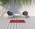 6' Brick Red Indoor Outdoor Runner Rug