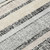 8' Black And Silver Round Striped Washable Indoor Outdoor Area Rug