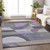 8' X 10' Purple Gray And Beige Geometric Washable Indoor Outdoor Area Rug