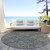 8' Round Brown and Black Round Oriental Washable Non Skid Indoor Outdoor Area Rug