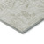 10' X 14' Beige Tan And Ivory Floral Washable Indoor Outdoor Area Rug