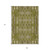 9' X 12' Olive Green Taupe And Beige Moroccan Washable Indoor Outdoor Area Rug