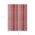 8' X 10' Gray Pink and Red Striped Washable Non Skid Indoor Outdoor Area Rug