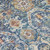 8' X 10' Denim Blue Beige And Brown Floral Washable Indoor Outdoor Area Rug