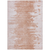 9' X 12' Terra Cotta Salmon And Copper Abstract Washable Indoor Outdoor Area Rug