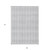 9' X 12' Pewter And Silver Geometric Washable Indoor Outdoor Area Rug
