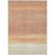 10' X 14' Salmon Striped Washable Indoor Outdoor Area Rug