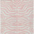 8' X 10' Pink And Gray Animal Print Washable Indoor Outdoor Area Rug