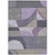10' X 14' Purple Gray And Beige Geometric Washable Indoor Outdoor Area Rug